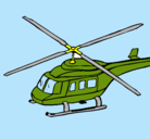 Dibujo Helicóptero  pintado por escorpion