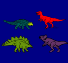 Dibujo Dinosaurios de tierra pintado por joseraon
