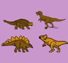 Dibujo Dinosaurios de tierra pintado por ANALIA