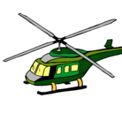 Dibujo Helicóptero  pintado por santi