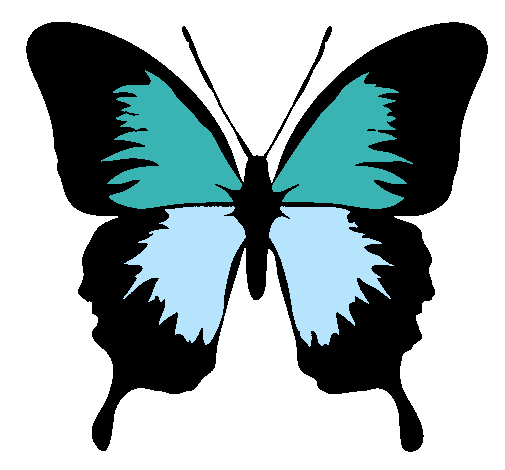 Dibujo Mariposa con alas negras pintado por Rebecca85