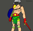 Dibujo Gladiador pintado por Denis