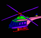 Dibujo Helicóptero  pintado por IAGO