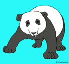 Dibujo Oso panda pintado por maite1162