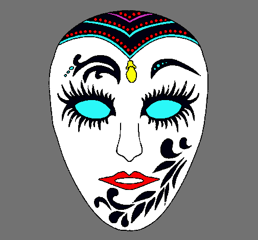 Dibujo Máscara pintado por tosande