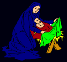 Dibujo Nacimiento del niño Jesús pintado por gonzALO