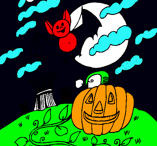 Paisaje de Halloween