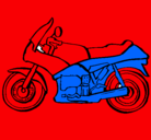 Dibujo Motocicleta pintado por margara