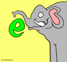 Dibujo Elefante pintado por mustelido