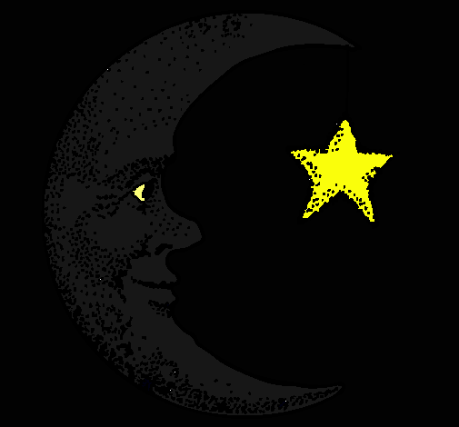 Luna y estrella