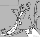 Dibujo La ratita presumida 1 pintado por ranses