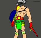 Dibujo Gladiador pintado por Denis