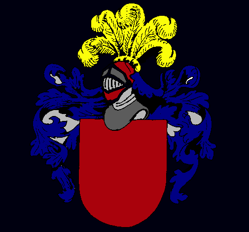 Escudo de armas y casco