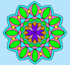 Dibujo Mandala 20 pintado por lessys