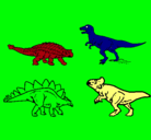 Dibujo Dinosaurios de tierra pintado por NACHETE