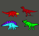 Dibujo Dinosaurios de tierra pintado por BERNIE
