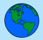 Dibujo Planeta Tierra pintado por marthalisseth