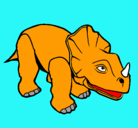 Dibujo Triceratops II pintado por gabu