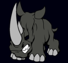 Dibujo Rinoceronte II pintado por youtube