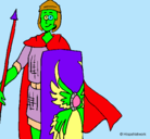 Dibujo Soldado romano II pintado por chantarel
