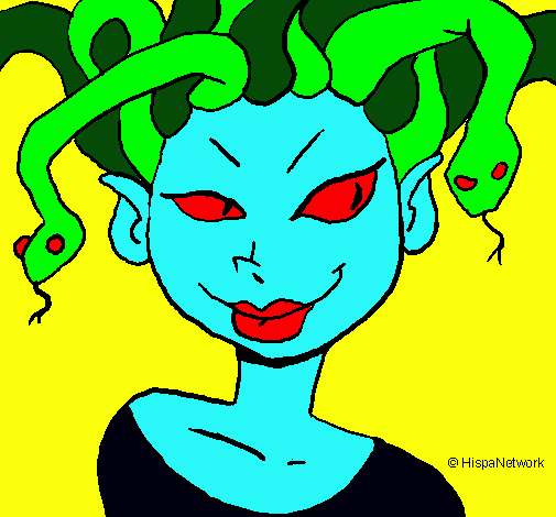 Mujer medusa