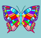 Dibujo Mariposa pintado por fernanda