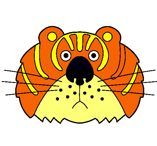 Dibujo Tigre III pintado por rica
