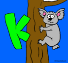 Dibujo Koala pintado por jeaninne
