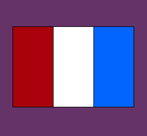 Dibujo Francia pintado por osvaldo