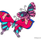 Dibujo Mariposas pintado por Leyre