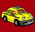Dibujo Herbie Taxista pintado por carlos
