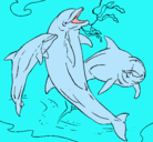 Dibujo Delfines jugando pintado por Shiranui
