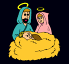 Dibujo Natividad pintado por chadelys