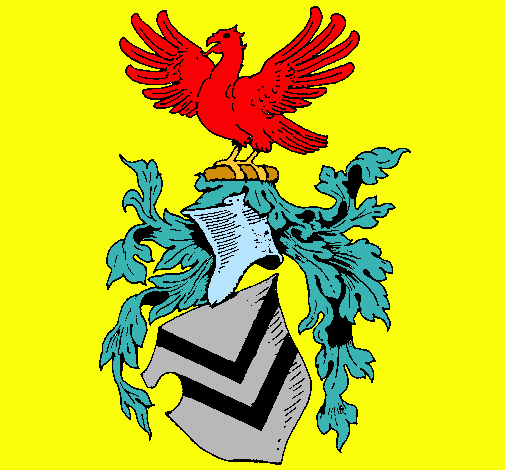 Escudo de armas y aguila 