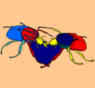 Dibujo Escarabajos pintado por ANALIA
