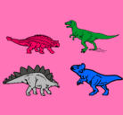 Dibujo Dinosaurios de tierra pintado por BABAR