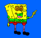 Dibujo Bob Esponja pintado por bobesponja