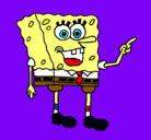 Dibujo Bob Esponja pintado por samy