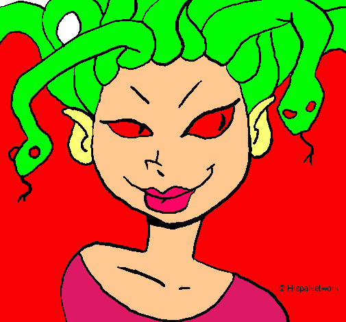 Mujer medusa