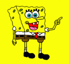 Dibujo Bob Esponja pintado por betty