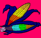 Dibujo Mazorca de maíz pintado por ANGELICA
