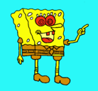 Dibujo Bob Esponja pintado por sarita