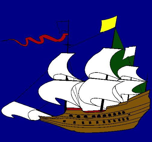 Velero del siglo XVII