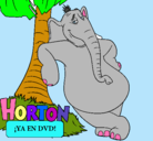 Dibujo Horton pintado por axel