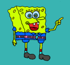 Dibujo Bob Esponja pintado por sohaib