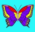 Dibujo Mariposa pintado por halotaly