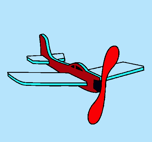 Avión de cartón