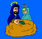 Dibujo Natividad pintado por alisson