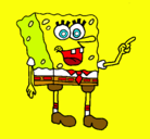 Dibujo Bob Esponja pintado por martina