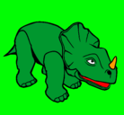 Dibujo Triceratops II pintado por kikin222